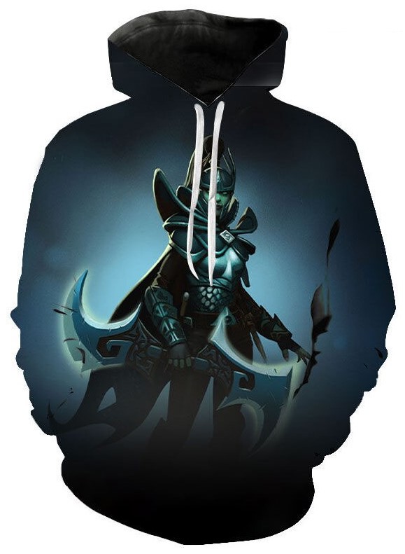 Phantom assassin dota 2 3d hoodie
