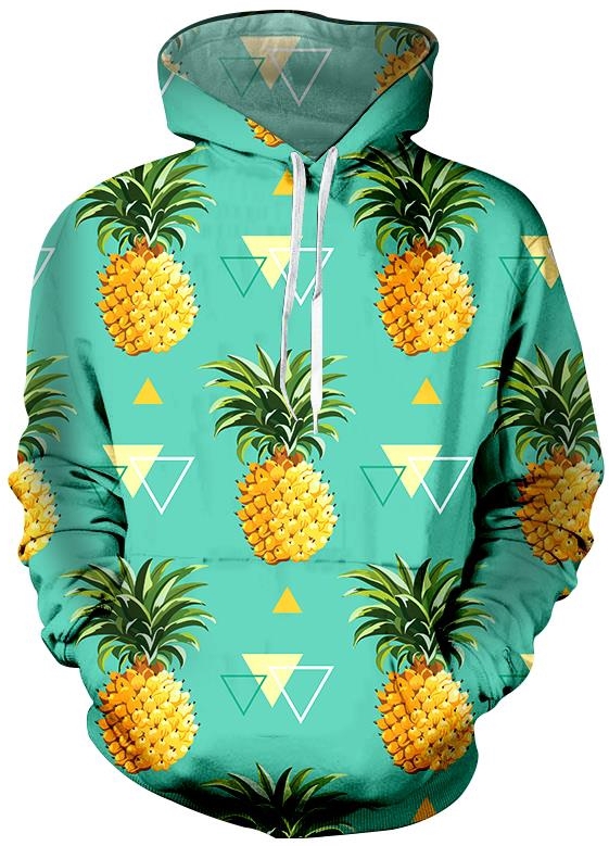 Pineapple parade 3d street wear hoodie