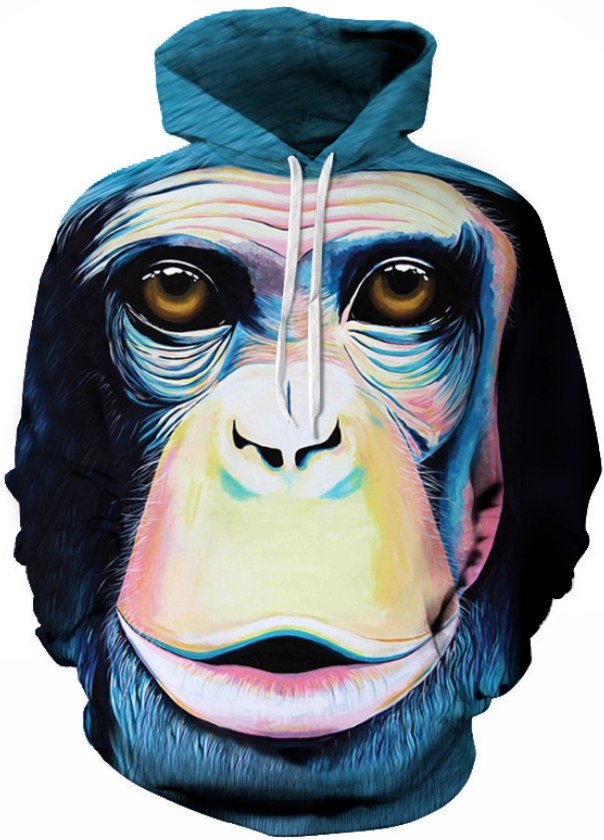Primate lsd 3d street wear hoodie