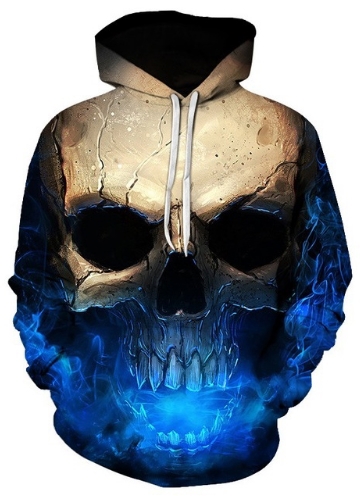 Skull head 3d hoodie