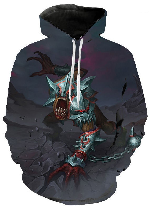 Slardar dota 2 3d hoodie