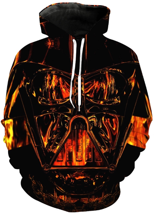 Star wars darth vader lava 3d hoodie