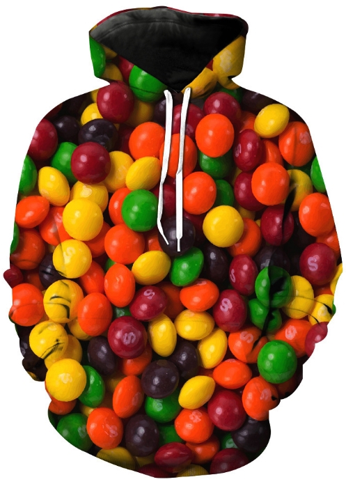 Taste the rainbow 3d street wear hoodie