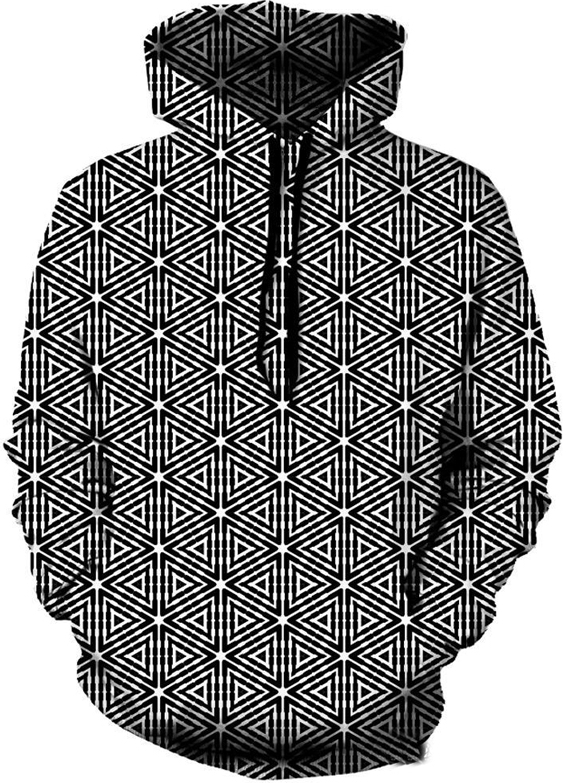 Triangle mash up 3d street wear hoodie
