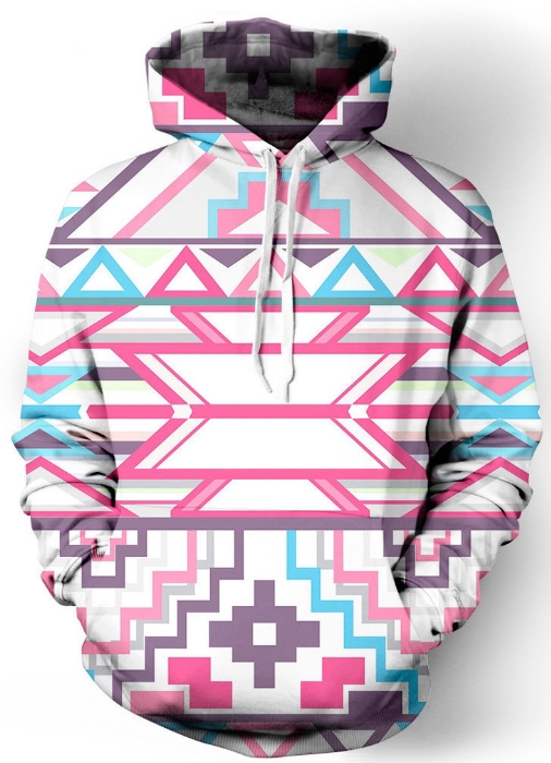 Trigonometry design 3d street wear hoodie