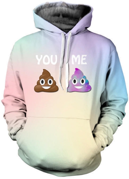 Whatsapp poop emoji 3d street wear hoodie