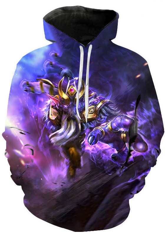 Wraith king dota 2 3d hoodie