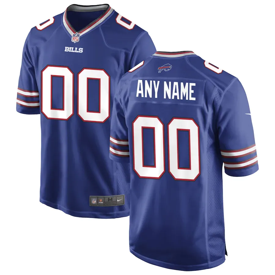 Men's buffalo bills nike royal custom game jersey