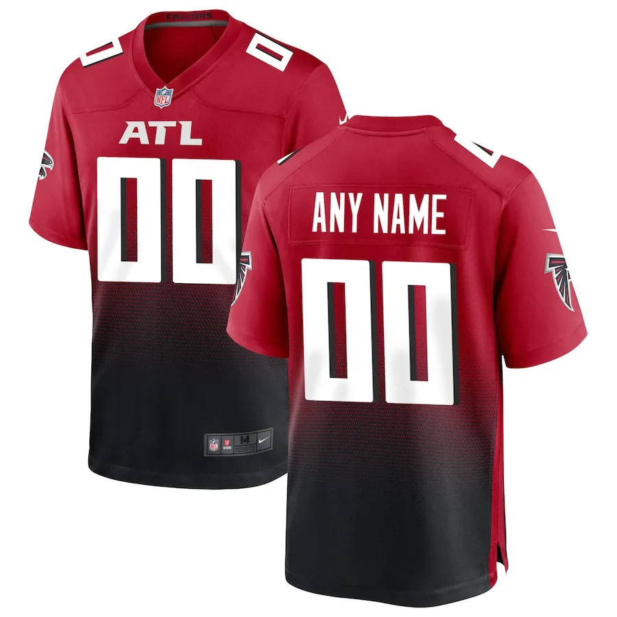 Men's atlanta falcons nike red alternate custom game jersey