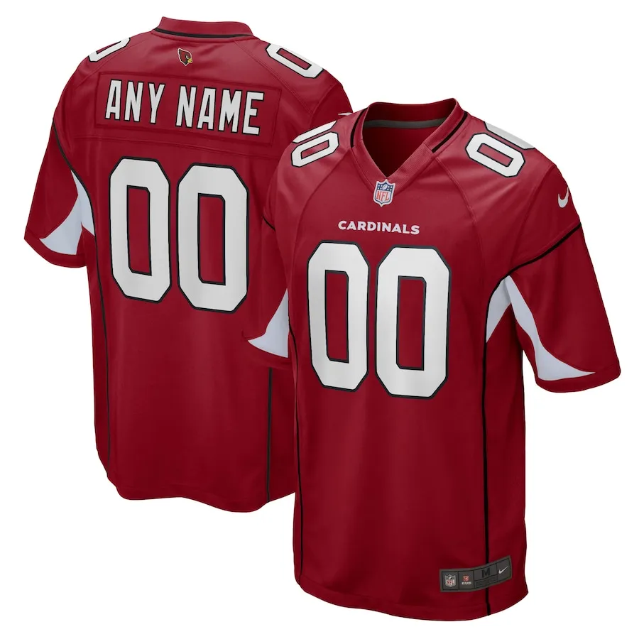 Men's arizona cardinals nike cardinal custom game jersey