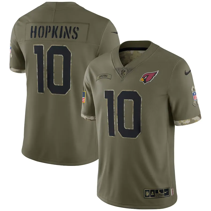 Men's arizona cardinals nike olive 2022 salute to service limited jersey