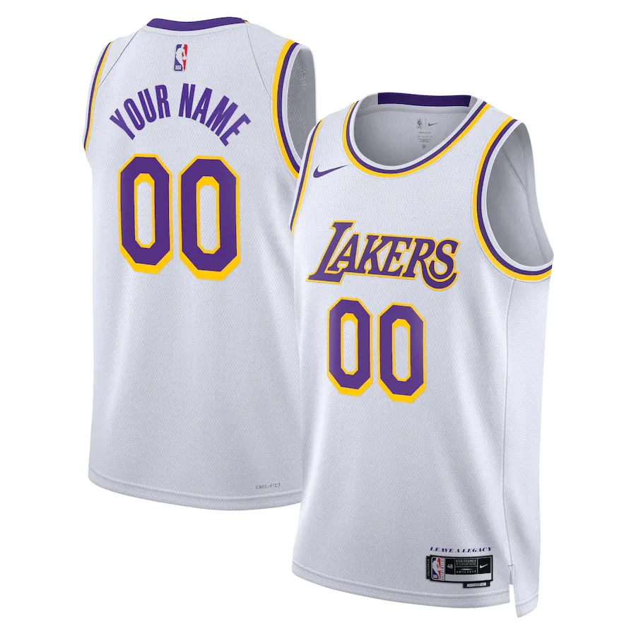 Los angeles lakers nike association swingman jersey - custom - unisex