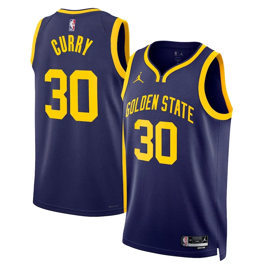 Golden state warriors jordan statement edition swingman jersey - blue - stephen curry - unisex