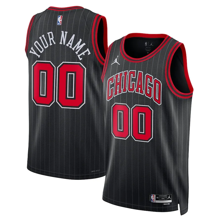 Chicago bulls jordan statement swingman jersey - custom - unisex