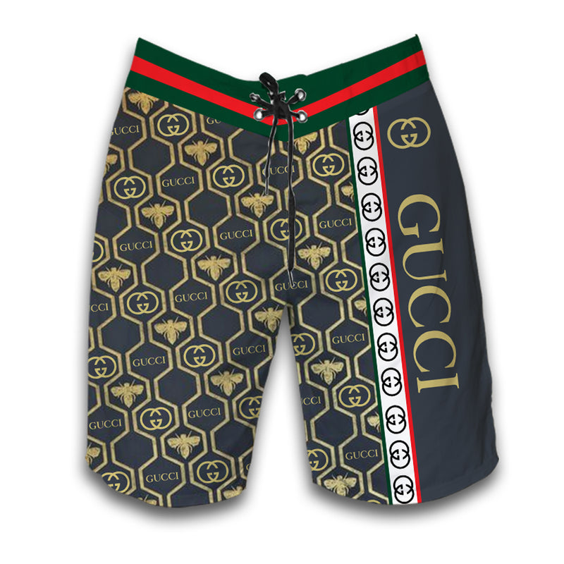 Gucci new luxury brand all over print shorts for men #shorts#swimtrunks