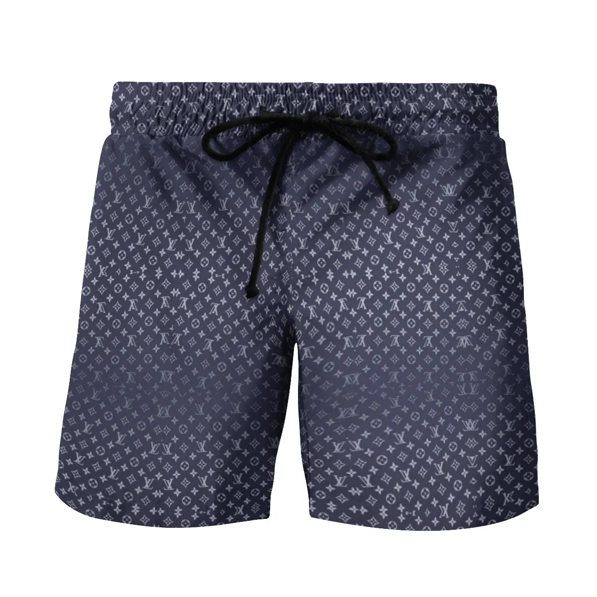 Louis vuitton navy white logo pattern beach shorts swim trunks #shorts#swimtrunks