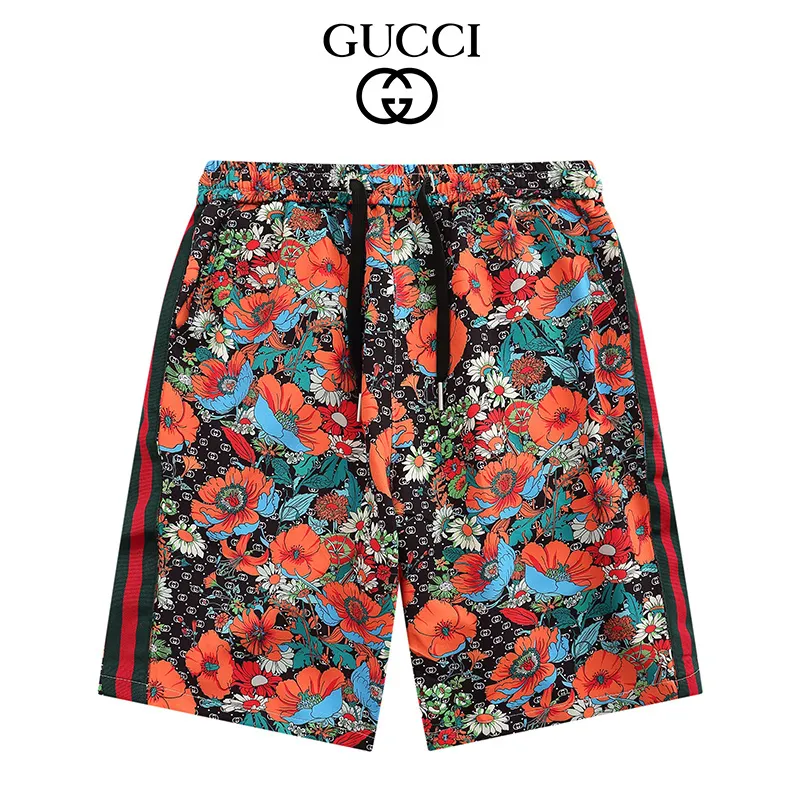 New hot gucci luxury brand all over print shorts pants for men #shorts#swimtrunks