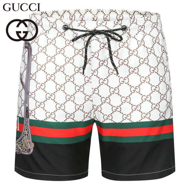 New hot gucci luxury pants all over print shorts for men #shorts#swimtrunks