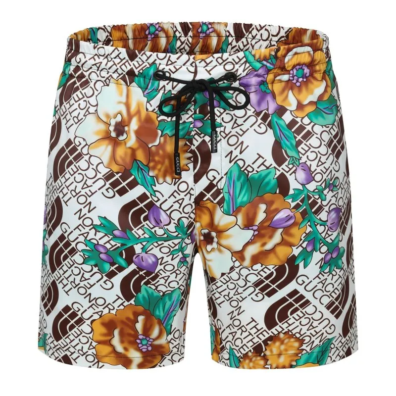 Gucci the north face flowers luxury pants all over print shorts for men #shorts#swimtrunks