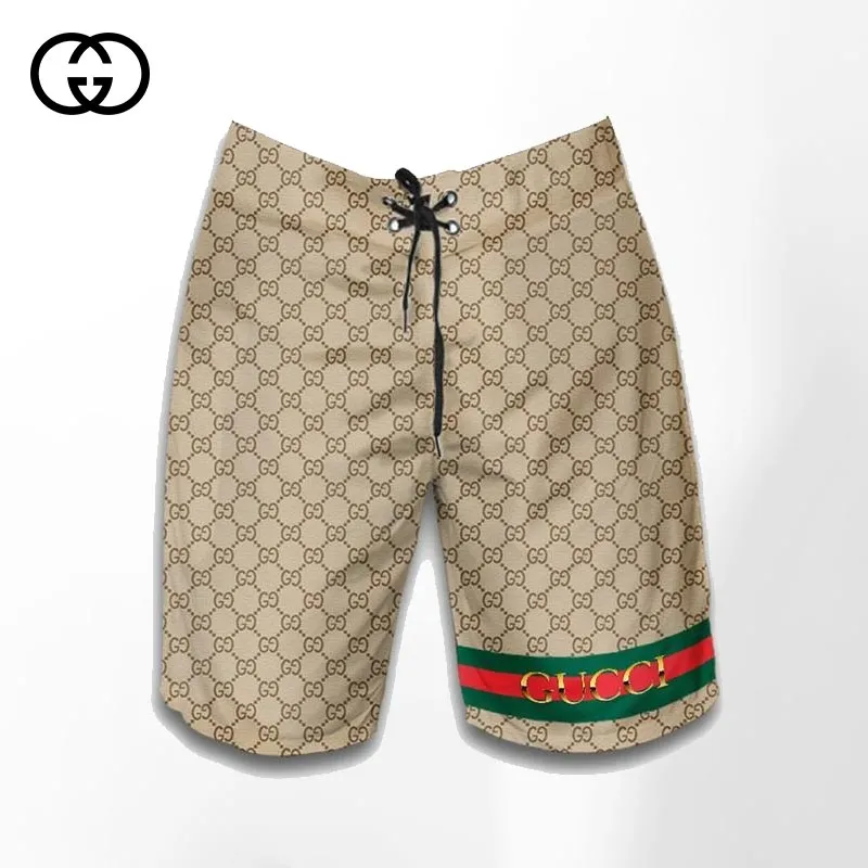 Gucci luxury pants all over print shorts for men #shorts#swimtrunks