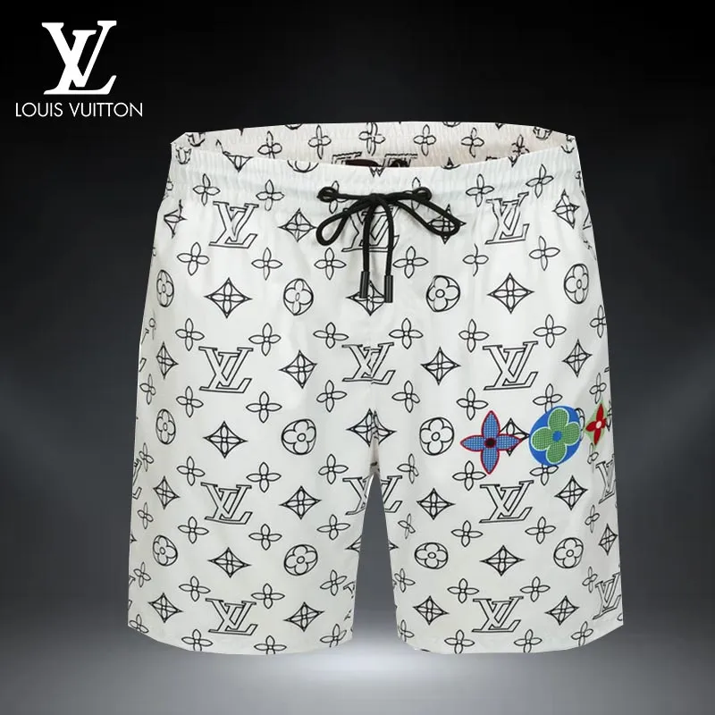 Louis vuitton 3d luxury all over print shorts pants for men lv #shorts#swimtrunks