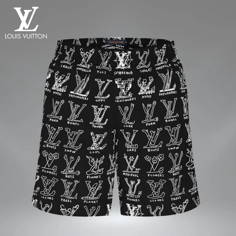 Louis vuitton 3d luxury all over print shorts for men #shorts#swimtrunks
