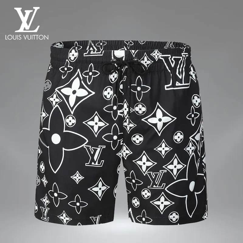Louis vuitton new 3d luxury brand all over print shorts pants for men #shorts#swimtrunks