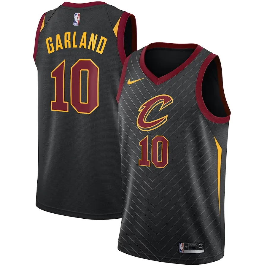 Cleveland Cavaliers Nike Statement Swingman Jersey - Black - Darius Garland - Youth