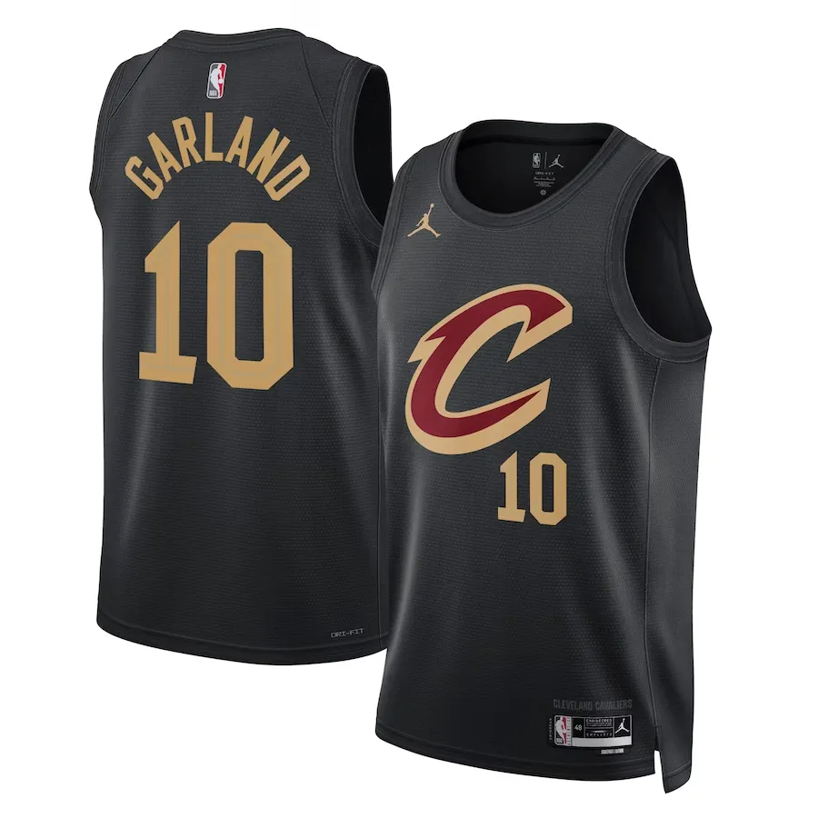 Cleveland Cavaliers Jordan Statement Edition Swingman Jersey - Black - Darius Garland - Unisex