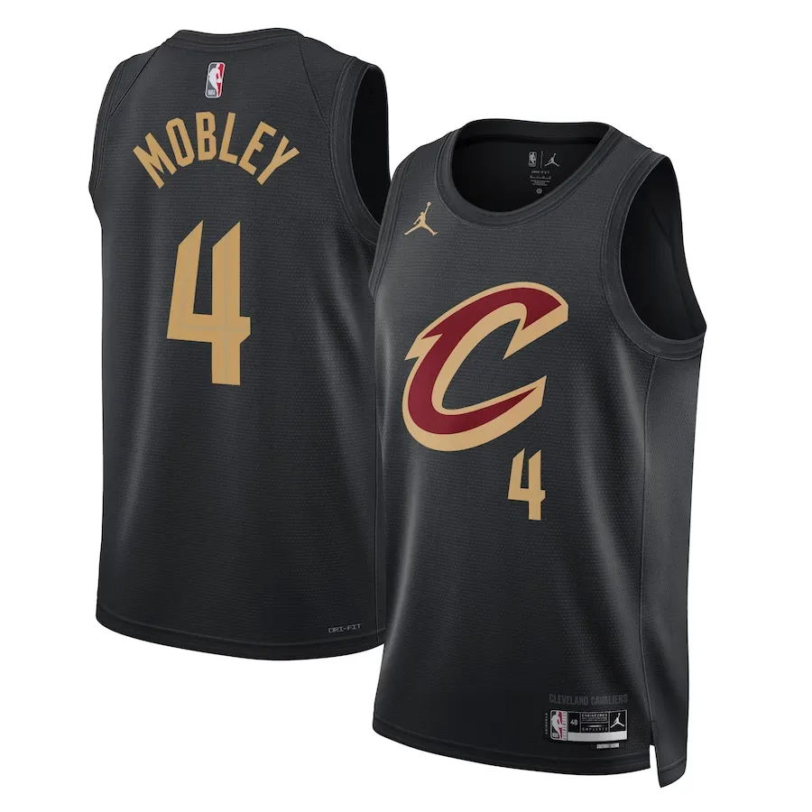Cleveland Cavaliers Jordan Statement Edition Swingman Jersey - Black - Evan Mobley - Unisex