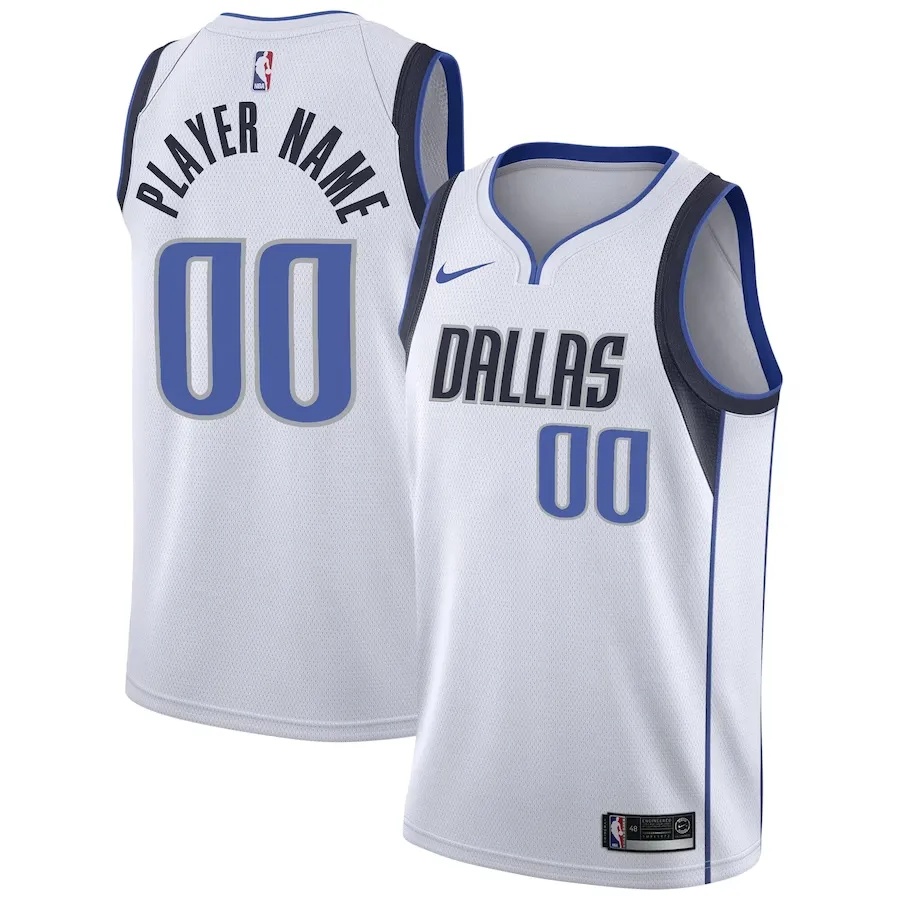 Dallas Mavericks Nike Association Swingman Jersey - Custom - Mens