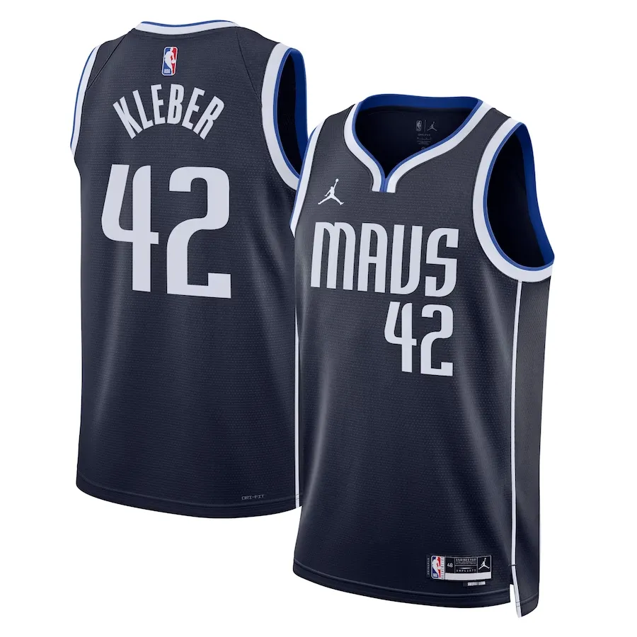 Dallas Mavericks Jordan Statement Edition Swingman Jersey - Navy - Maximillian Kleber - Unisex