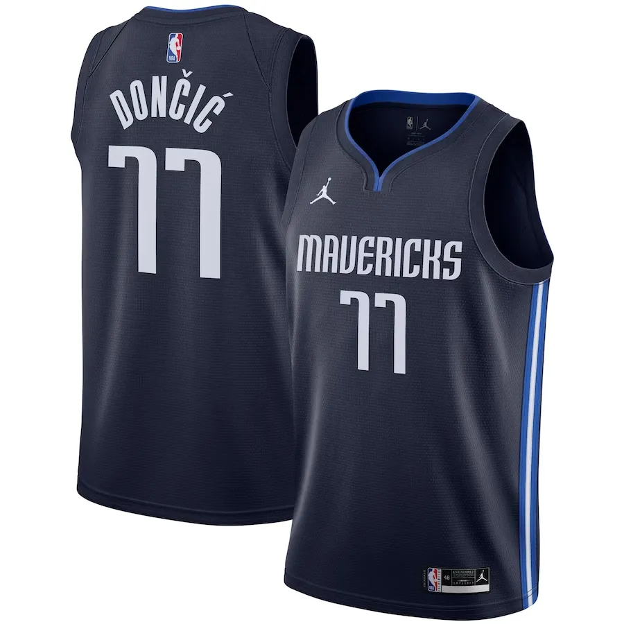 Dallas Mavericks Jordan Statement Edition Swingman Jersey - Navy - Luka Doncic - Mens