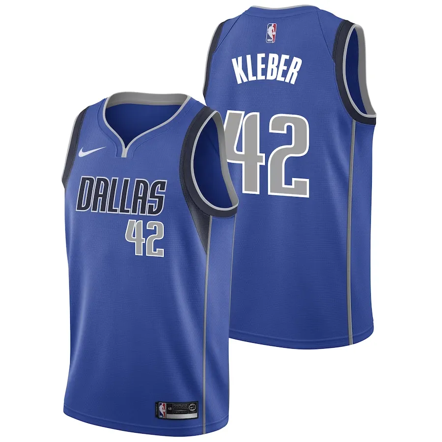 Dallas Mavericks Nike Icon Edition Swingman Jersey - Blue - Maximilian Kleber - Mens