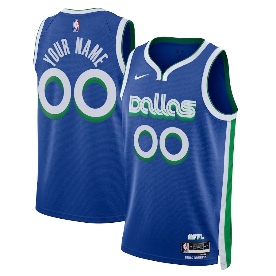 Dallas Mavericks Nike City Edition Swingman Jersey 2022-23 - Custom - Unisex