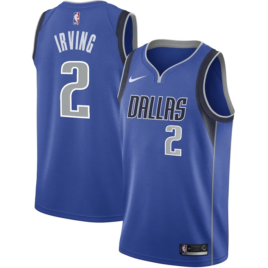 Dallas Mavericks Nike Icon Edition Swingman Jersey - Blue - Kyrie Irving - Mens