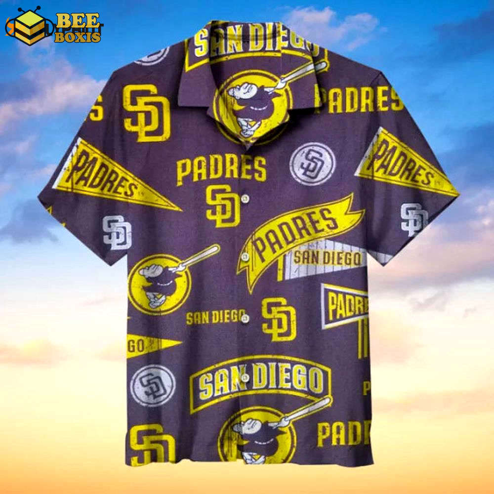 Amazing san diego padres hawaiian shirt summer gift for men women