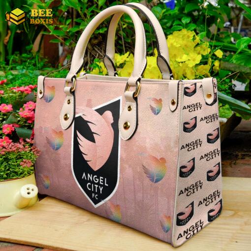 Angel city fc leather handbag gift for women