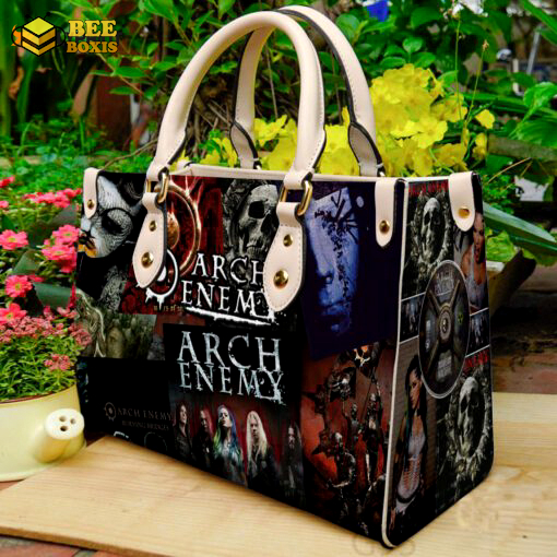 Arch enemy leather handbag gift for women