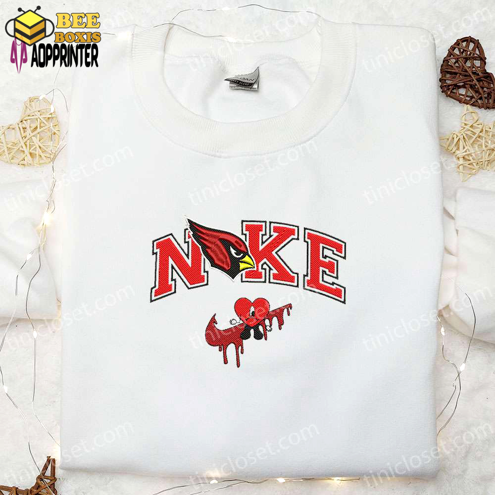 Arizona cardinals bad bunny x nike embroidered shirt & nfl sports hoodie – perfect gift idea