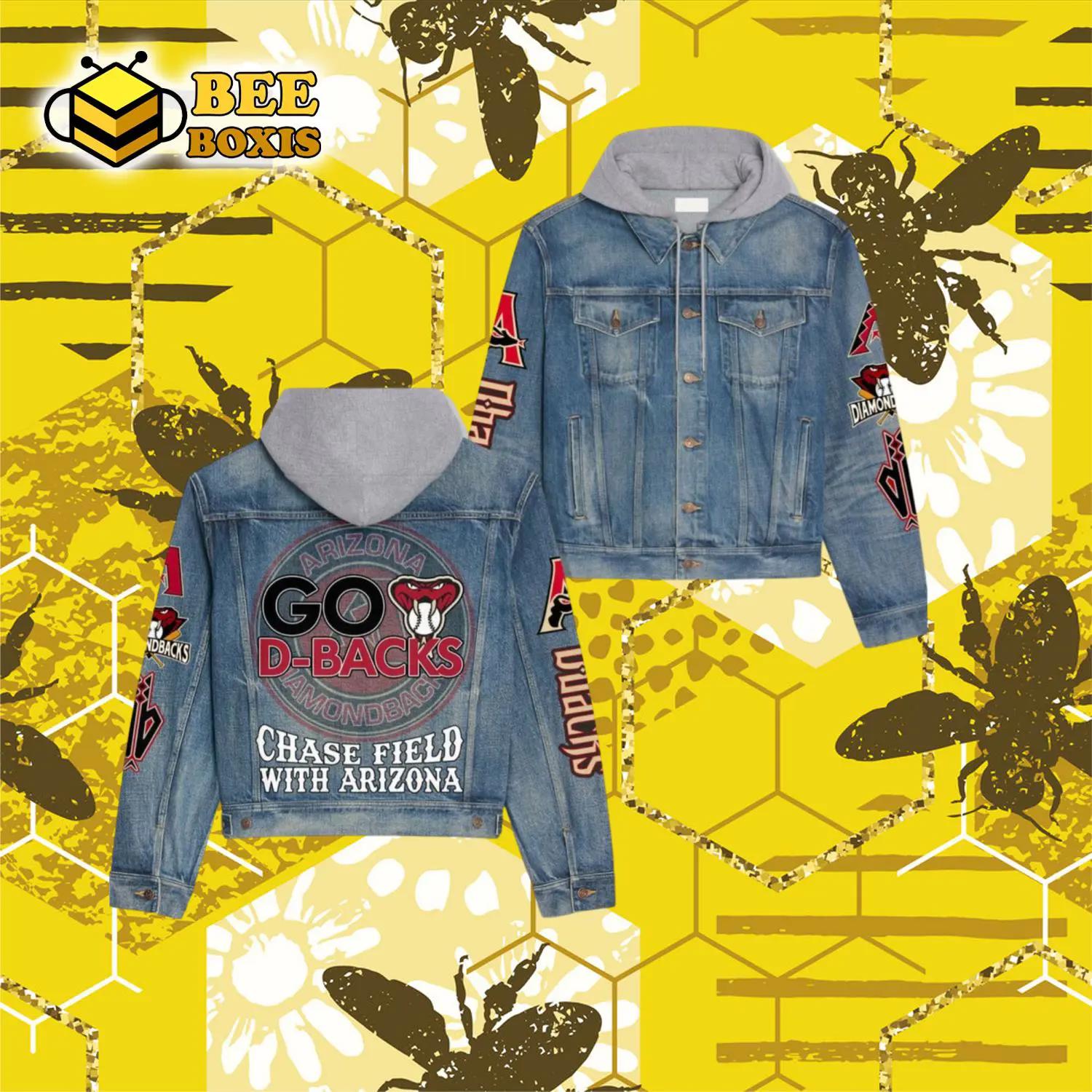 Arizona diamondback chase field with arizona hooded denim jacket.png