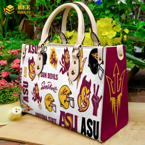 Arizona state sun devils 1 leather handbag gift for women
