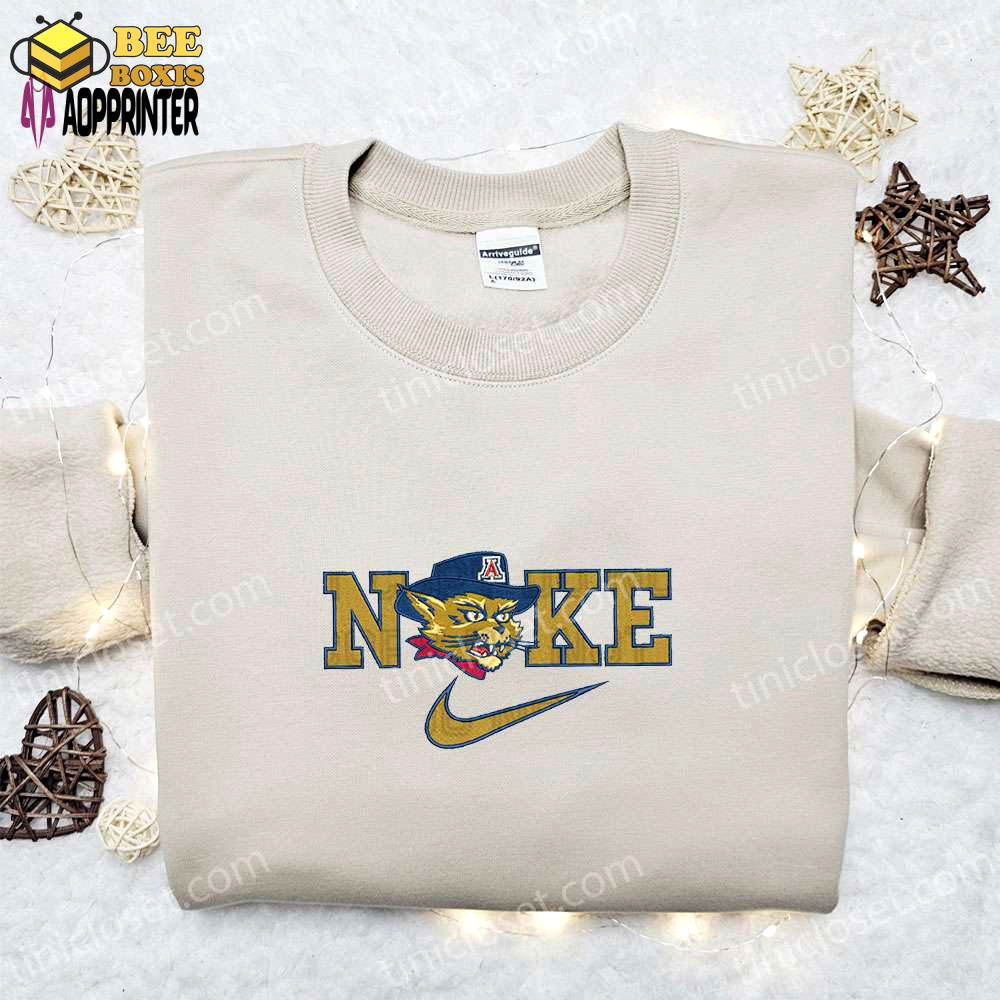 Arizona wildcats x nike embroidered shirt & nba sports hoodie: ultimate fandom gift idea