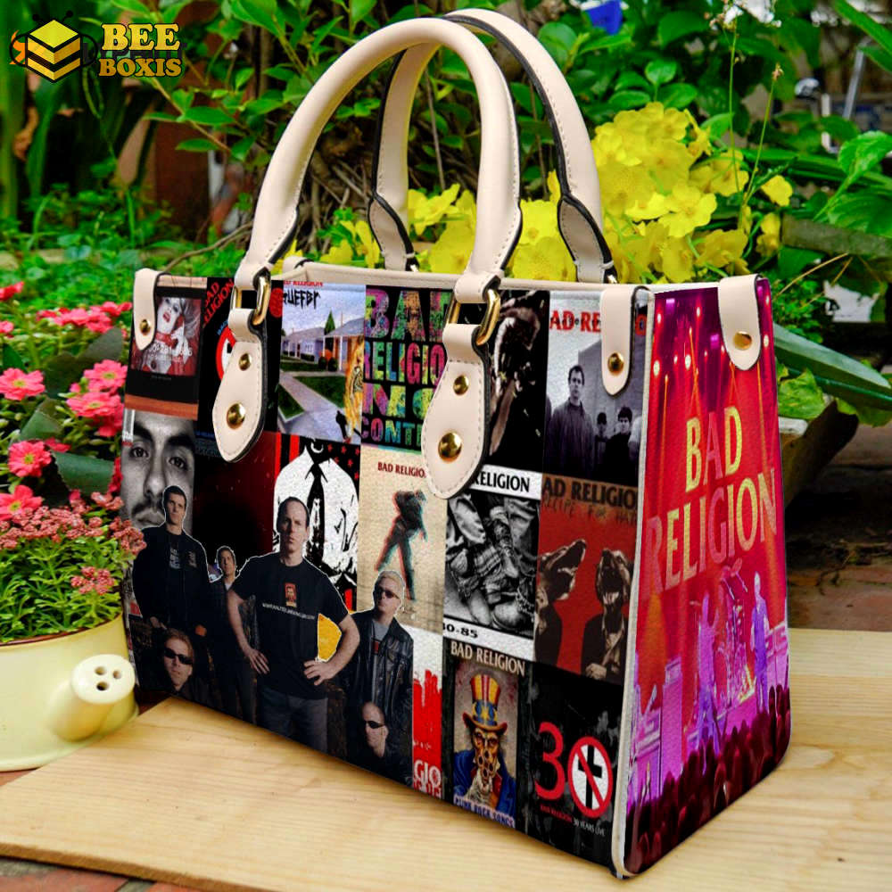 Bad religion leather handbag gift for women
