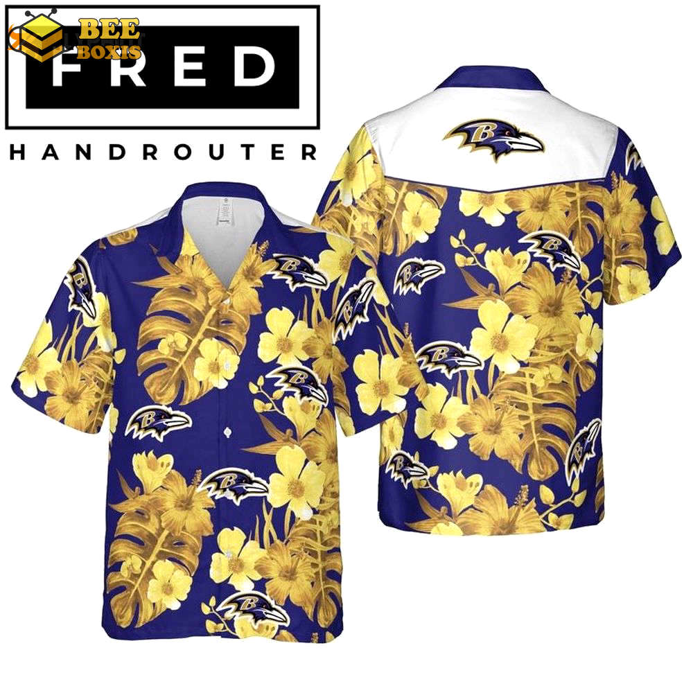 Baltimore ravens hawaiian shirt m1 summer gift for men women