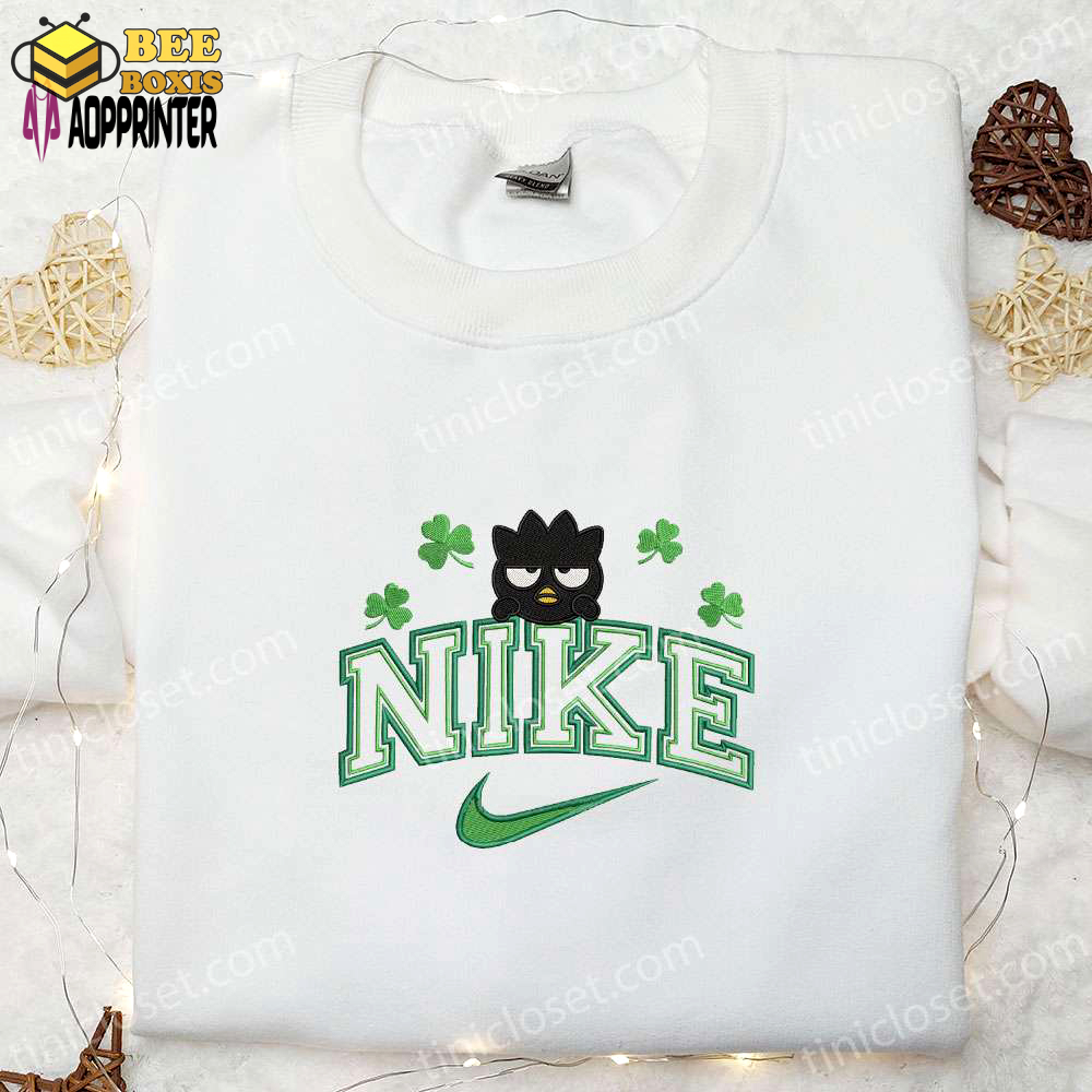 Batz-maru shamrocks x nike embroidered shirt & anime hoodie: the best st patrick’s day gift!