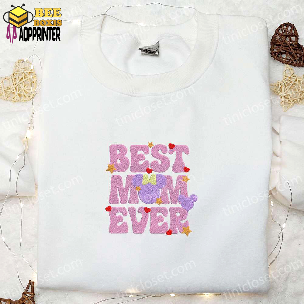 Best mom ever minnie mouse shirt & hoodie: perfect mother’s day gift