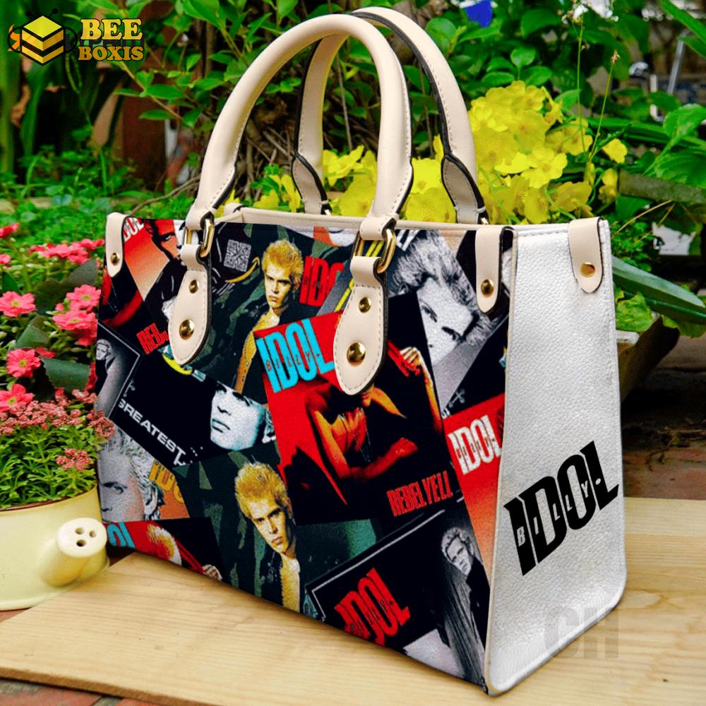 Billy idol leather handbag gift for women