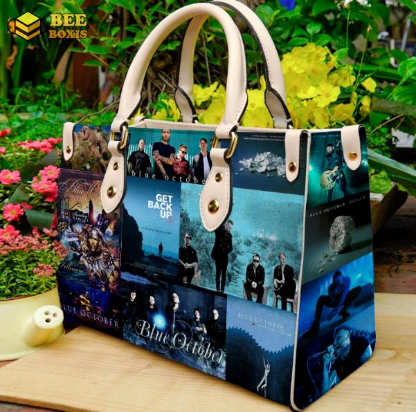 Blue october 1 leather handbag