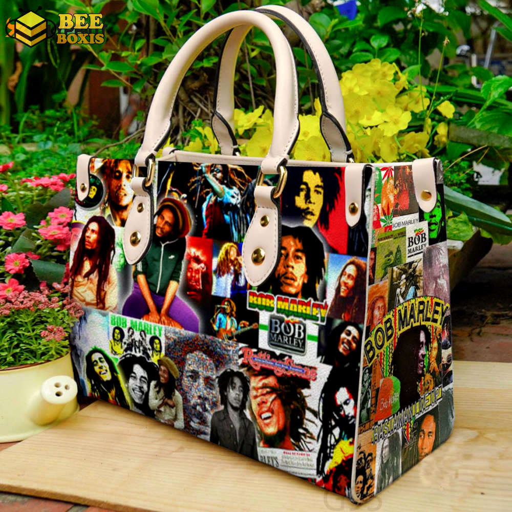 Bob marley 3 leather handbag 1